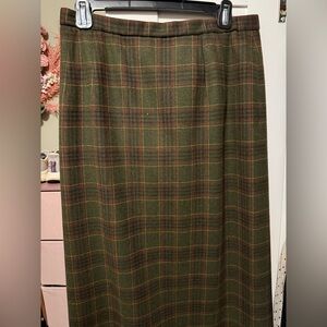 Wool Pendleton skirt